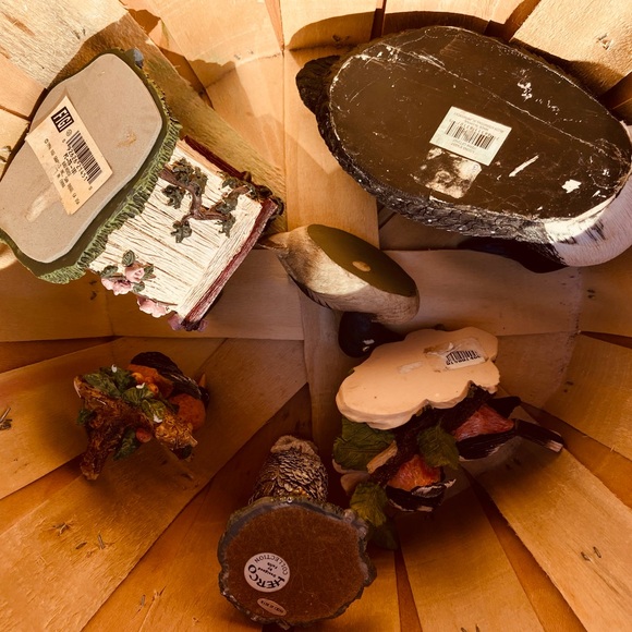 Vintage Collection of 2 🦆,🦉, Loons, 2 Robins, Bird House🖊️✏️ , New Wooden 🧺 - Picture 12 of 16